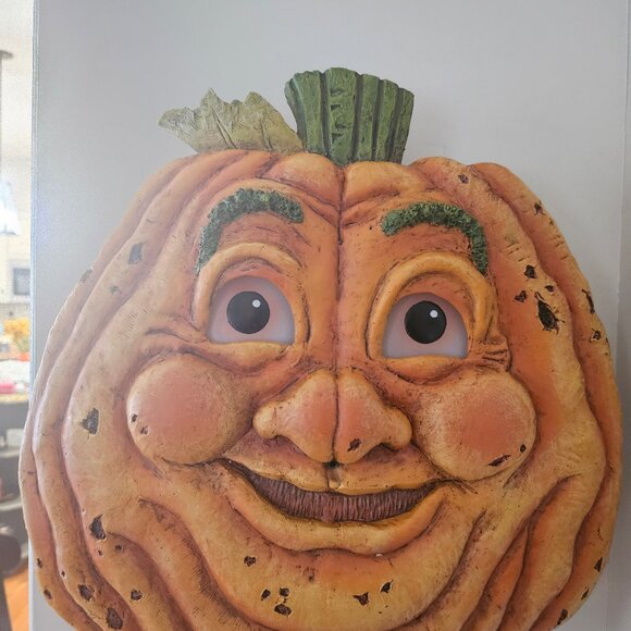 Vintage 2006 Halloween Animated Pumpkin Face Light Up Motion Eyes - Picture 4 of 13